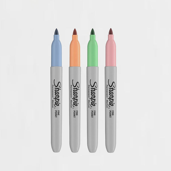 Set 4 Rotuladores Permanentes Pasteles Sharpie