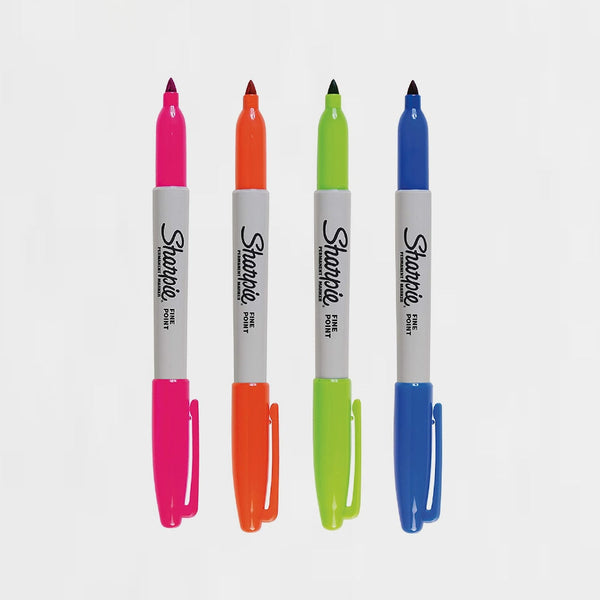 Set 4 Rotuladores Permanentes Fun Sharpie