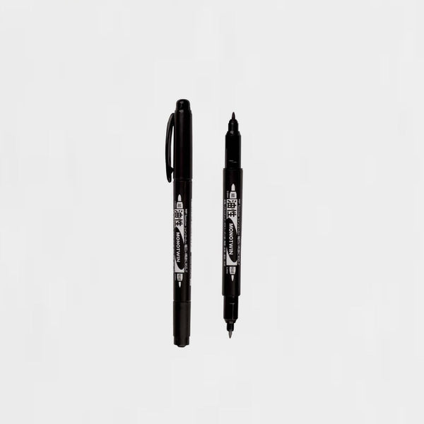 Rotulador Negro Doble Punta Mono Twin Tombow (1)