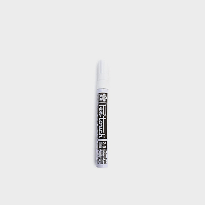 Rotulador Blanco Sakura Pen Touch Medio 2mm –