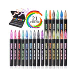 Set 21 Rotuladores Contorno Bicolor Pastel para lettering