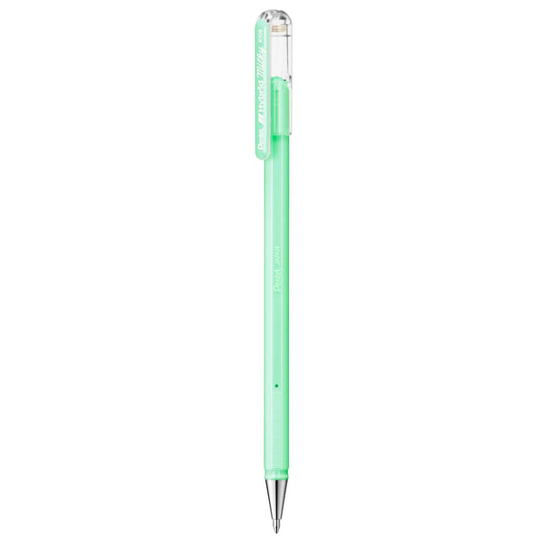 Pentel Roller Gel Hybrid Milky VERDE