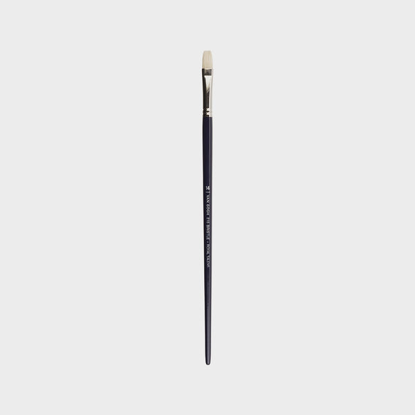 Pincel Plano Cerda Blanca Mango Largo S 210 Van Gogh