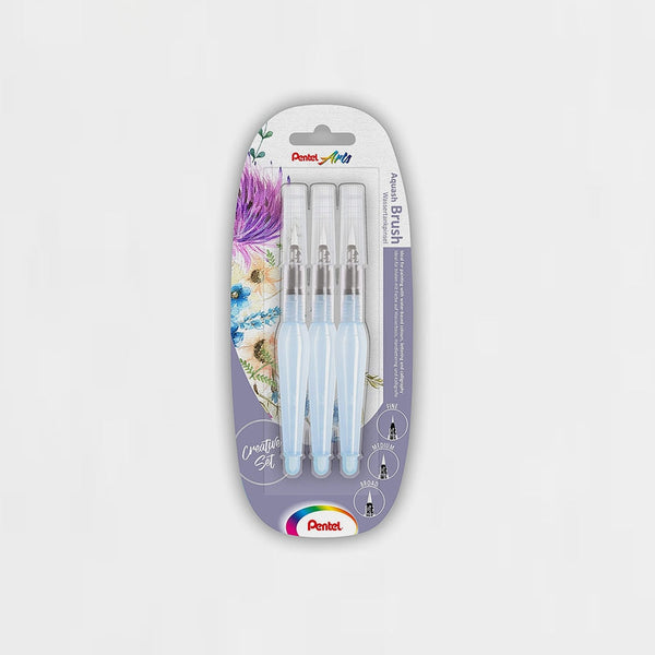Set 3 Pinceles de Agua Pentel (1)