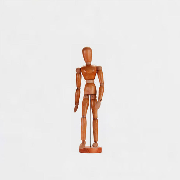 Maniquí Femenino Articulado Barnizado 30cm Talens