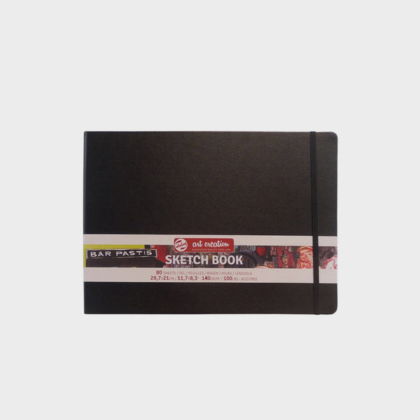 Bloc Sketch Book Negro 29,7x21cm Apaisado Art Creation