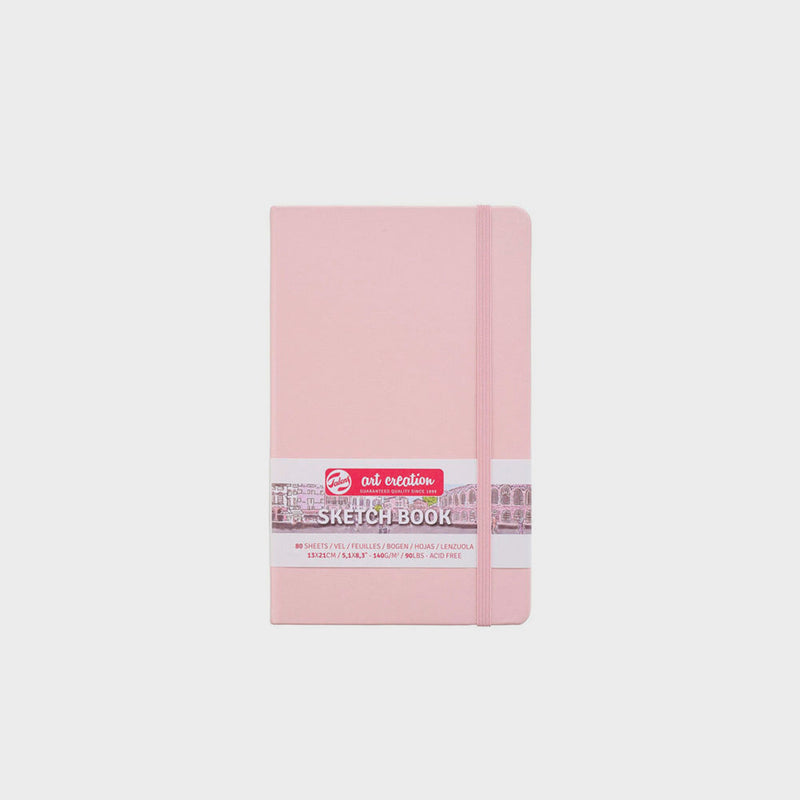 Cuaderno Sketch Book Rosa Pastel 13X21cm Art Creation