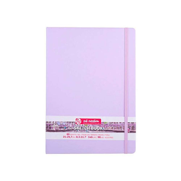 Cuaderno Sketch Violeta Pastel A4 Art Creation