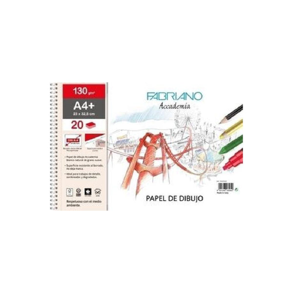Bloc Dibujo A4 20 Hojas  Fabriano