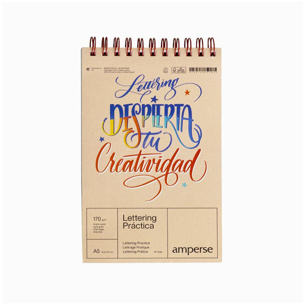 Bloc Práctica Lettering A5