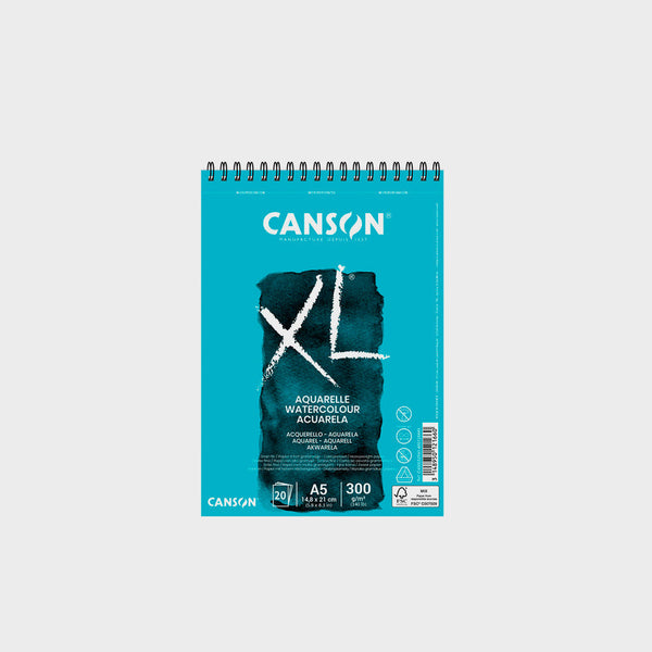 Bloc XL Acuarela Grano Fino 300gr A5 Canson