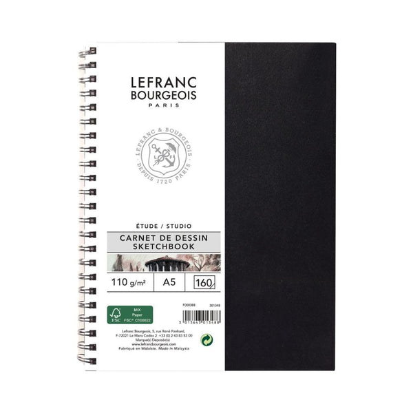 Bloc Sketchbook Espiral 160 Hojas A5 Lefranc & Bourgeois