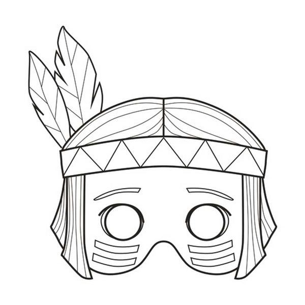 Cuaderno de Colorear Máscaras de Niño (1)