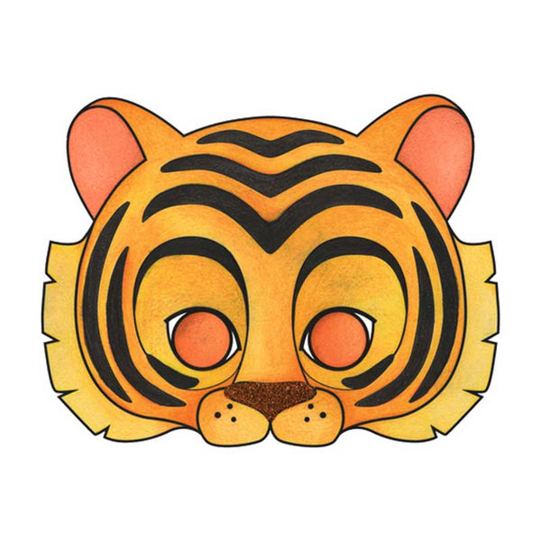 Cuaderno de Colorear Máscaras de Animales