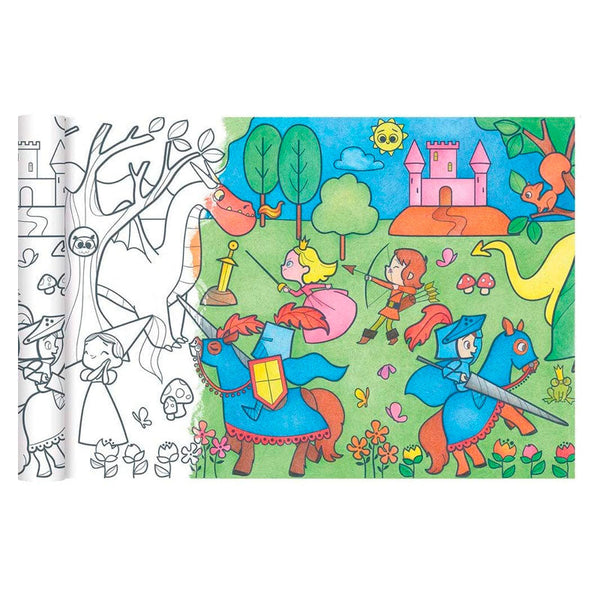 Plantilla para Colorear Graffy Roll Princesas y Caballeros Avenue Mandarine (1)