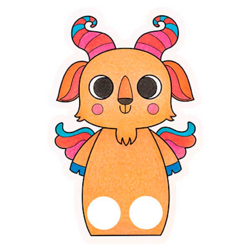 Cuaderno Colorear Animales Fantásticos Graffy Puppet (2)