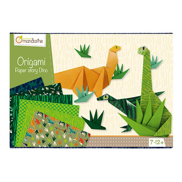 Caja Creativa Origami Dino Avenue Mandarine
