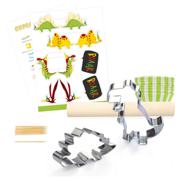Caja Creativa Happy Cakes Recetas y Accesorios Dinosaurios Avenue Mandarine (1)