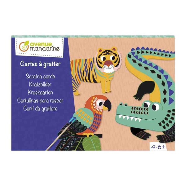 Caja Creativa Tarjetas para Rascar Avenue Mandarine