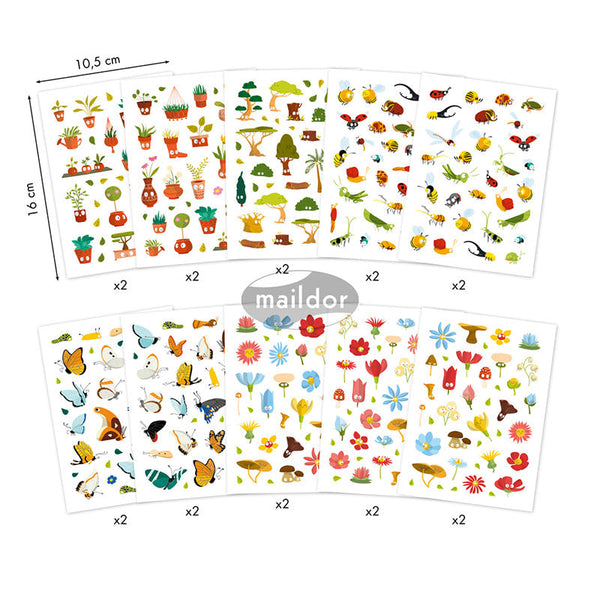 Libro Stickers Botanica A6 24 Páginas Maildor (1)
