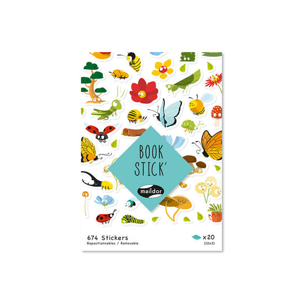Libro Stickers Botanica A6 24 Páginas Maildor