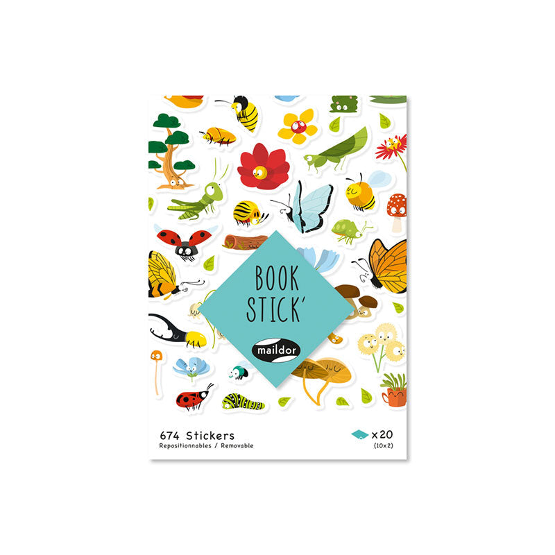 Libro Stickers Botanica A6 24 Páginas Maildor
