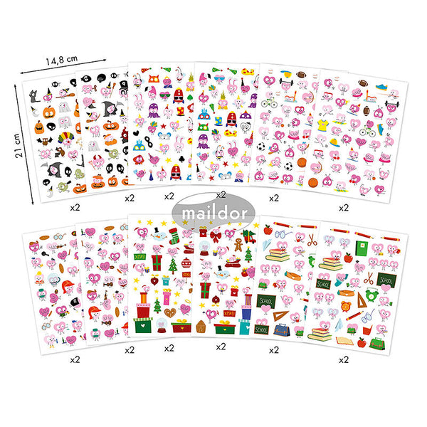 Libro Stickers Love A5 24 Páginas Maildor (1)