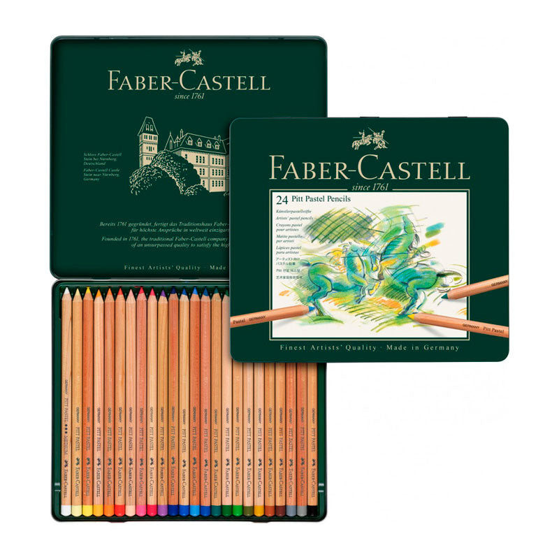 Caja 24 Lápices Pastel Faber Castell