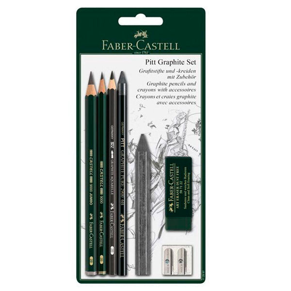Set Pitt Monochrome 7 Piezas Faber Castell