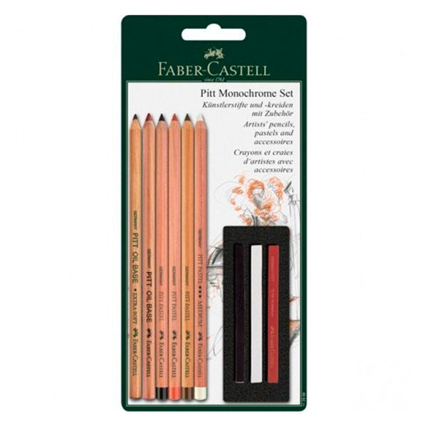 Set Pitt Monochrome 9 Piezas Faber Castell
