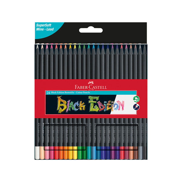 Caja 24 Lápices Black Edition Faber Castell (2)