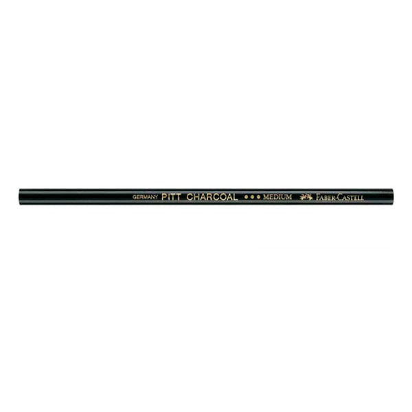 Lápiz Tiza Carboncillo Medio Negro Faber Castell (1)