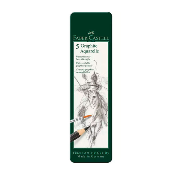 Caja 5 Lápices Graphite Aquarelle Faber Castell