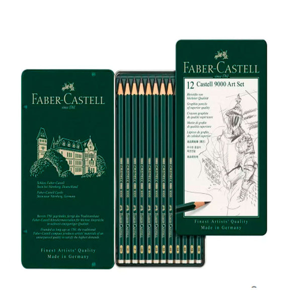 Caja 12 Lápices 8B-2H Castell 900 de Faber Castell