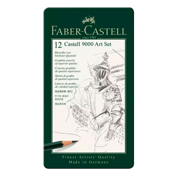 Caja 12 Lápices 8B-2H Castell 900 de Faber Castell (1)