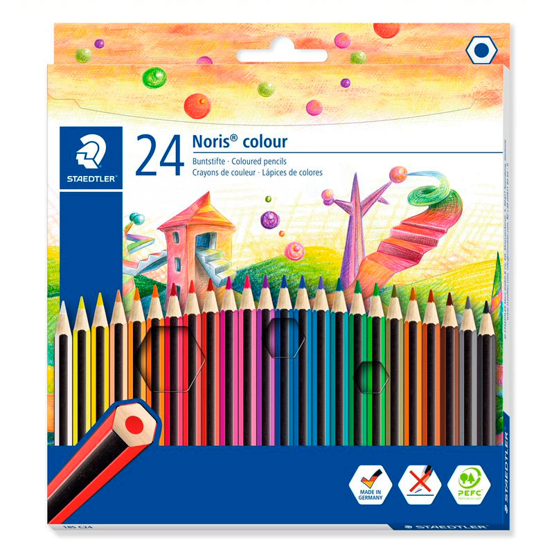 Caja Lápices de Colores x24 Noris® Staedtler