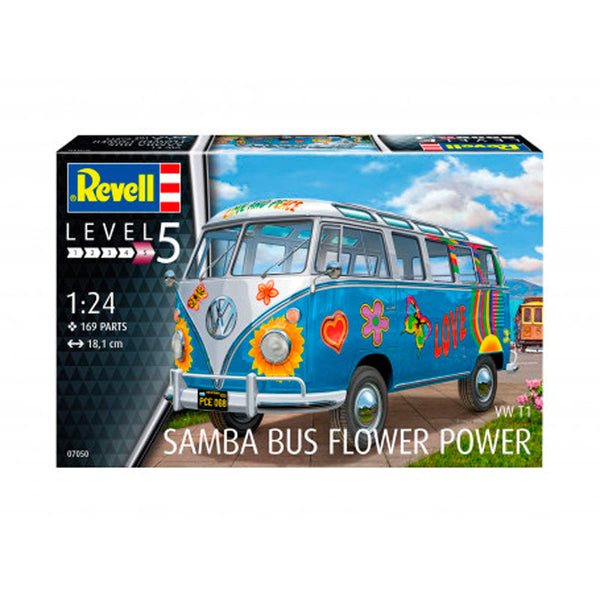 Maqueta Samba Bus Flower Power Revell