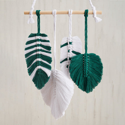 Kit Macramé Feathers Floral The Lanners (3)