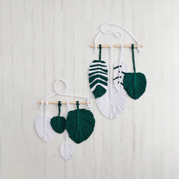 Kit Macramé Feathers Floral The Lanners (4)