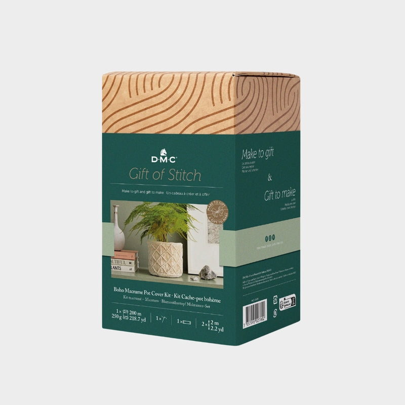 Kit Macramé Macetero Bohemia