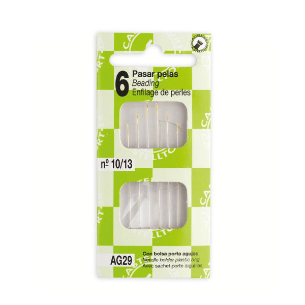 Set 6 Agujas De Pasaperlas Nº10-13 Castelltort