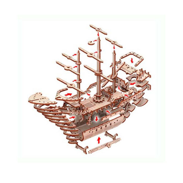 Maqueta 156 Piezas Barco Pirata Mad Treasure (1)