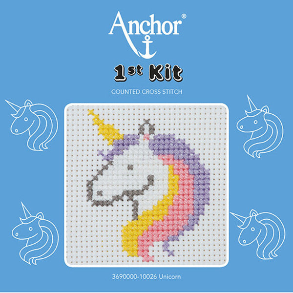 Kit Bordado Punto Cruz Unicorn Anchor (1)