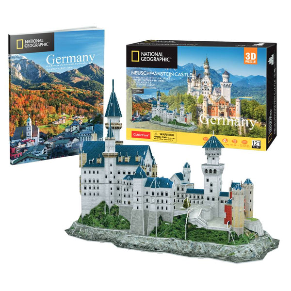 Puzzle 3D Castillo Neuschwanstein National Geographic