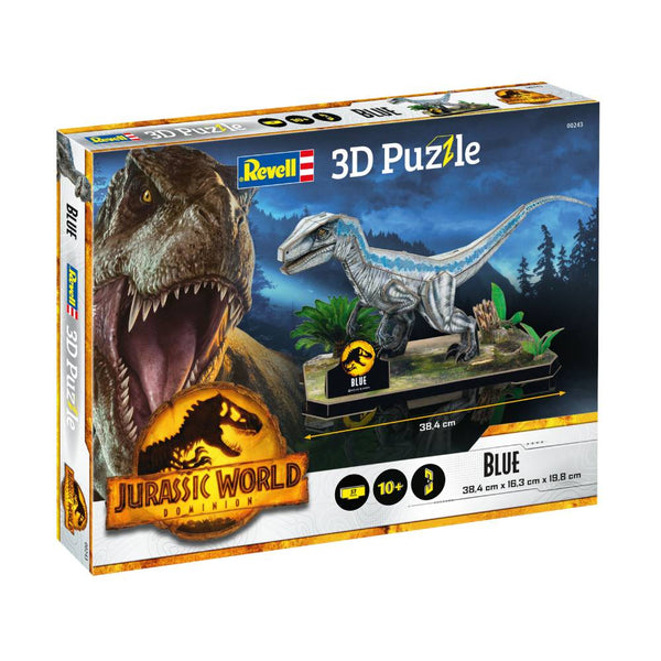 Puzzle 3D Raptor Blue Jurassic World Dominion Revell