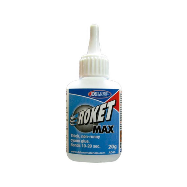 Adhesivo Cianocrilato Roket Max 20gr DELUXE MATERIALS