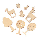 Caja Teatro Animales del Bosque 18x16x11cm 8 Piezas Artemio (2)