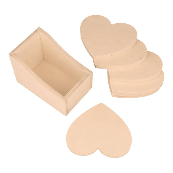 Set 6 Posavaso Madera Corazón Artemio (1)