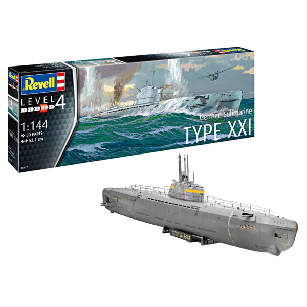 Maqueta German Submarine Type XXI Revell