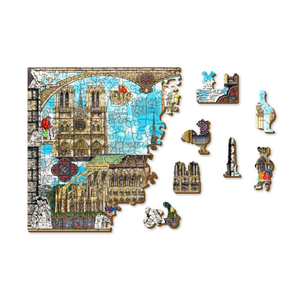 Puzzle 1000 Notre Dame Wooden City